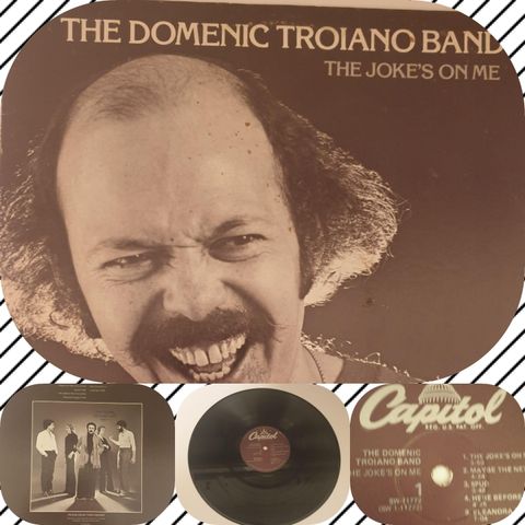 VINTAGE/RETRO LP-VINYL "THE DOMENIC TROIANO BAND/THE JOKE'S ON ME 1978"