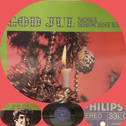 VINTAGE/RETRO LP-VINYL "GOD JUL/NORA BROCKSTEDT 1975"