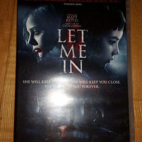 Let me in. DVD. ( Kodi Smit-Mcphee, Chloe Grace Moretz, Richard Jenkins)