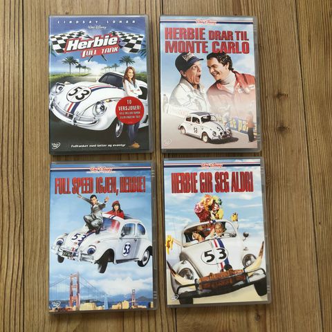Herbie filmer på DVD