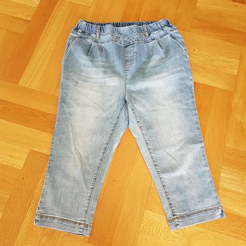 Kaffe denim capri bukse str. 40