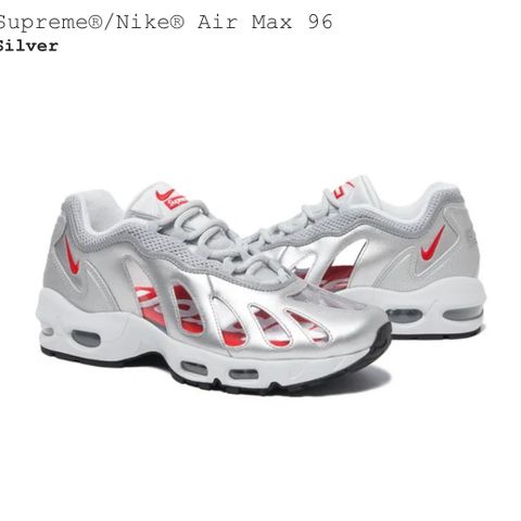 Supreme x Nike Air Max 96 (Silver)