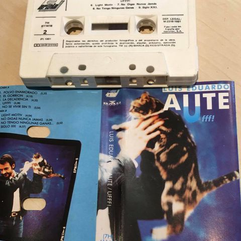 Luis Eduardo Aute – Ufff! ( Cass, Album 1991)