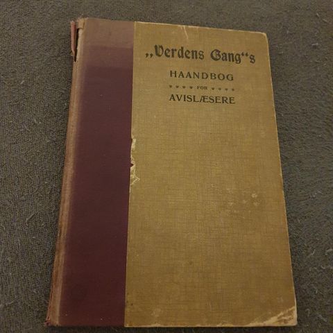 gammel bok fra 1903