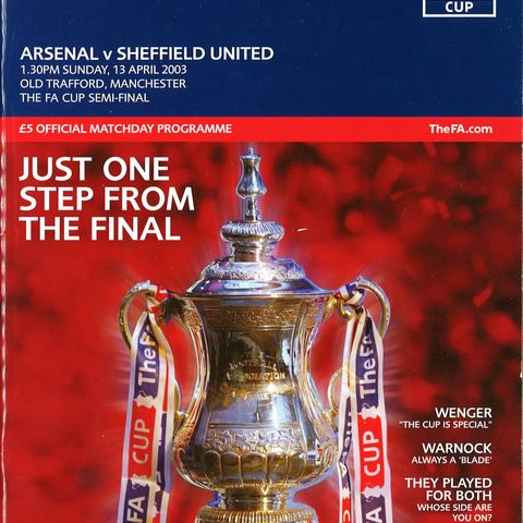 Arsenal - Sheffield United / Fa cup semi finale 13.04.03