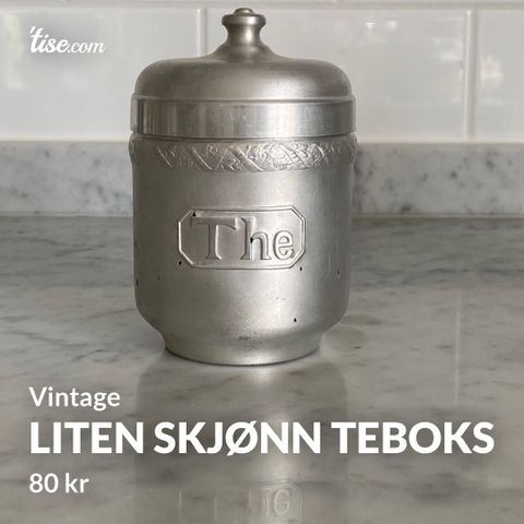 Skjønn liten vintage teboks