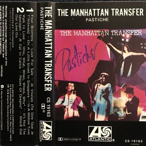 The Manhattan Transfer – Pastiche (Cass, Album, Dol 1978)