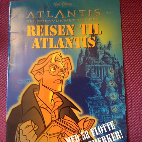 Walt Disney - Atlantis en forsvunnet verden - med 58 klistremerker