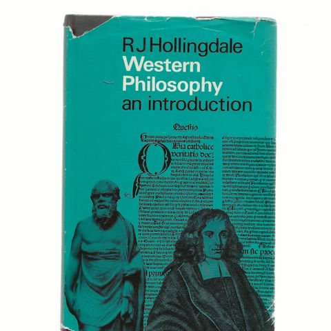 RJ Hollingdale Western Philosophy ,1966 Innb.m.slitt omslag  gm