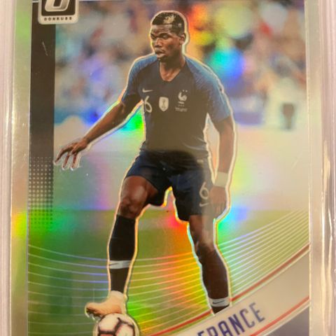 Paul Pogba Panini Donruss Optic Holo 2018 Frankrike fotballkort