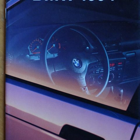 BMW 1994 programmet bil brosjyre