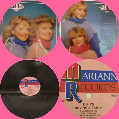 VINTAGE/RETRO LP-VINYL "CHIPS/HAVING A PARTY 1982 "