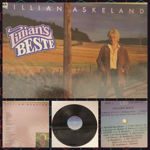 VINTAGE/RETRO LP-VINYL "LILLIAN ASKELAND/BESTE 1981 "