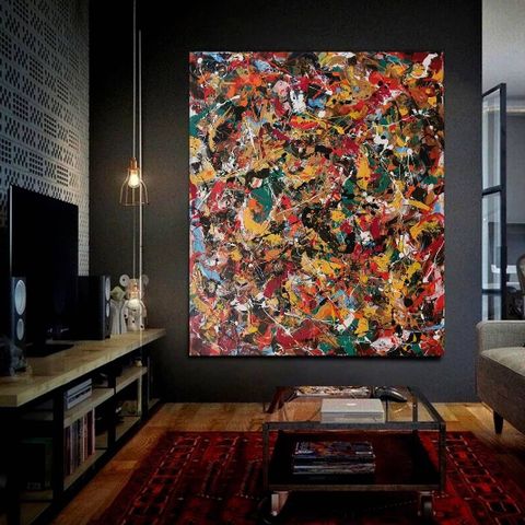 Original kunstverk "Chaos"  120×100cm