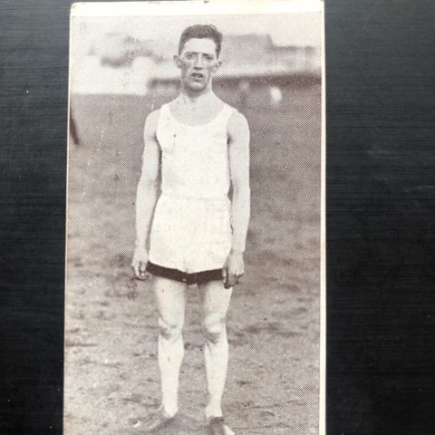 Fritz Dahlstrøm Tjalve terrengløp friidrett sigarettkort 1930 Tiedemanns Tobak