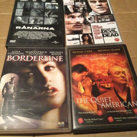 DVD Ranerne.- quit american -  - before the devil knows you dead- The American