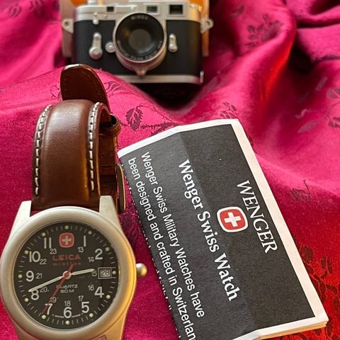 Rare Leica Minilux watch ( in mint condition ). Gi bud !