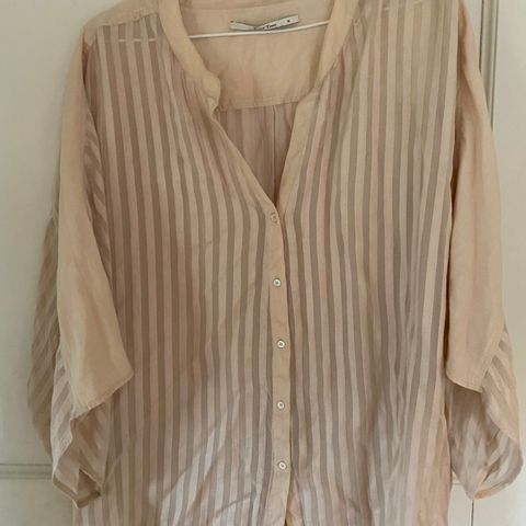 Nydelig bluse i rosa/beige i Part Two str 38 s kr 300,-