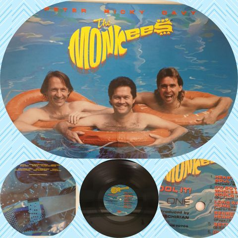 VINTAGE/RETRO LP-VINYL "THE MONKEES/PETER - MICKY - DAVY 1987"