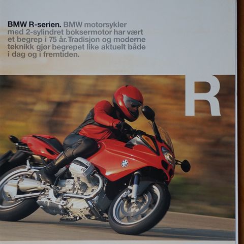 BMW R-serien 1999 brosjyre