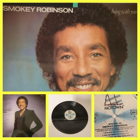 VINTAGE/RETRO LP-VINYL "SMOKEY ROBINSON/BEING WITH YOU 1981"