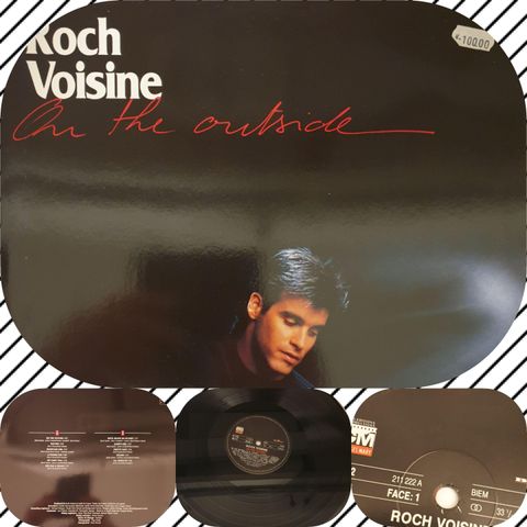 VINTAGE/RETRO LP-VINYL "ROCH VOISINE/ON THE OUTSIDE 1990 "
