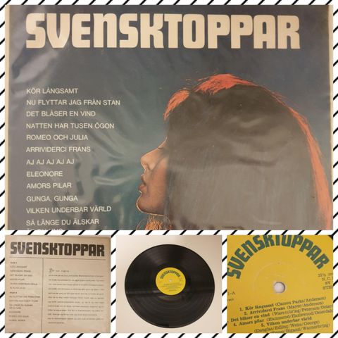 VINTAGE/RETRO LP-VINYL "SVENSKTOPPAR 1969"