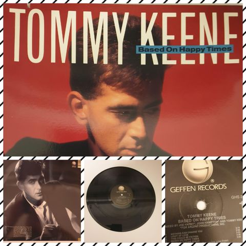 VINTAGE/RETRO LP-VINYL "TOMMY KEENE/BASED ON HAPPY TIMES  1989 "