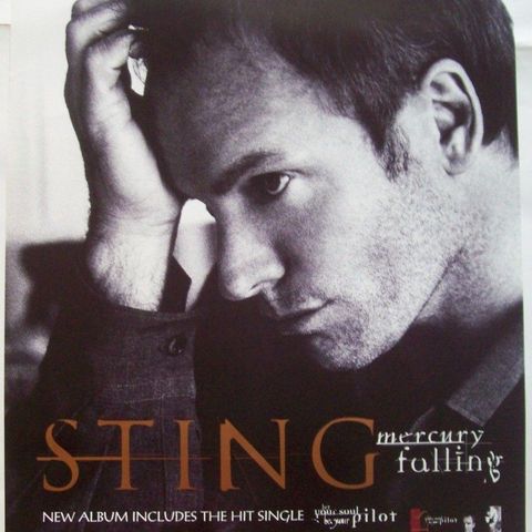 STING - Mercury Falling (Promoplakat)