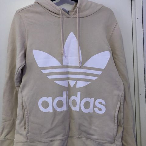 Adidas logo hettegenser str. 34 (oversized)