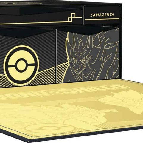 Selger Pokemon ultra premium zacian & zamenta collection box