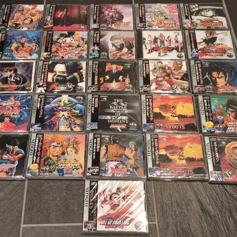 Japansk Neo Geo CD spill SELGES !!!