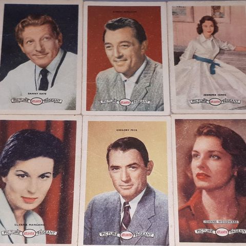 10 ATLANTIC PETROLEUM FILM STARS 1958.Australia.