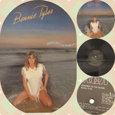 VINTAGE/RETRO LP-VINYL "BONNIE TYLER /GOODBYE TO THE ISLAND 1980"