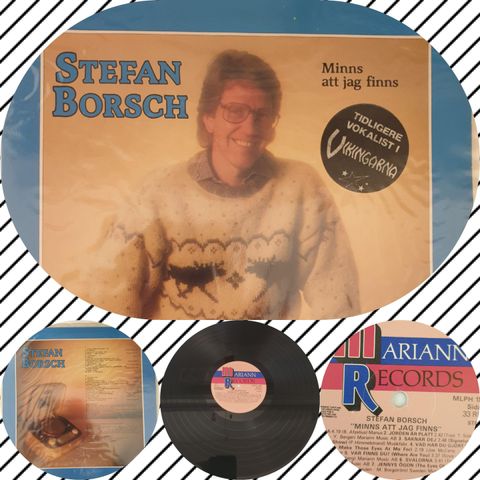 VINTAGE/RETRO LP-VINYL "STEFAN BORSCH/MINNS ATT JAG FINNS 1981"