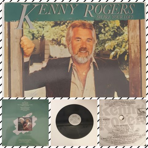 VINTAGE/RETRO LP-VINYL "KENNY ROGERS/SHARE YOUR LOVE 1981"