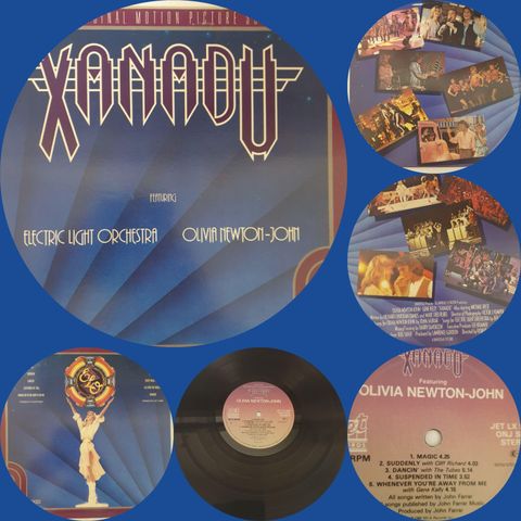 VINTAGE/RETRO LP-VINYL "XANADU/OLIVIA NEWTON  - JOHN/ FROM THE ORIGINAL 1980"