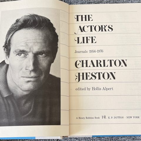 Charlton Heston - The Actor’s Life (journals 1956-1976) - bok