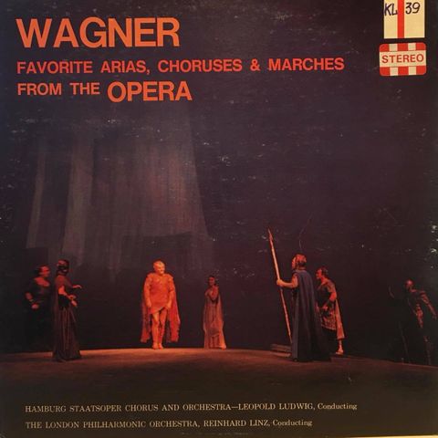 Wagner favorites arias from the opera  (LP)