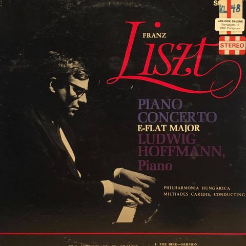 Ludwig Hoffmann – Franz Liszt - Piano Concerto E-Flat Major ( LP, Album 1972)
