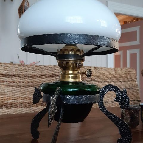 Olje/bordlampe