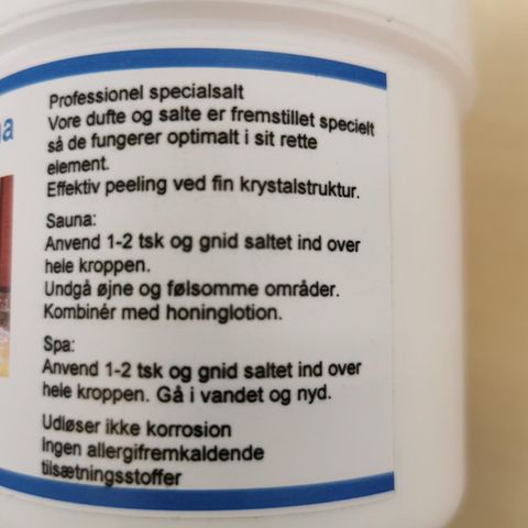 Spa og peelingsalt!