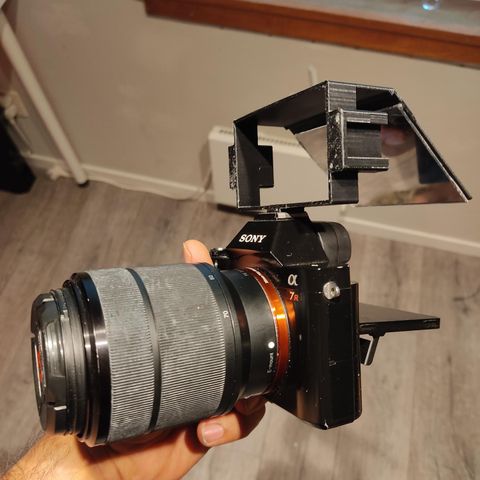 Selfie Mirror adapter for Sony a7 and more camera