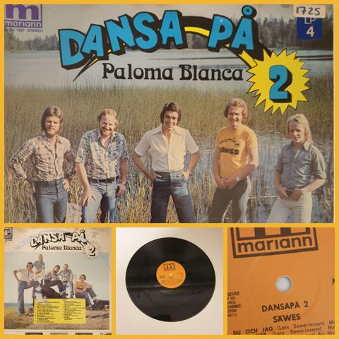 VINTAGE/RETRO LP-VINYL "SÅWES/DANSA PÅ PALOMA BLANCA 2 1975"