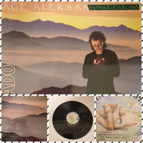  VINTAGE/RETRO LP-VINYL "ÅGE ALEKSANDERSEN/ELDORADO 1996"