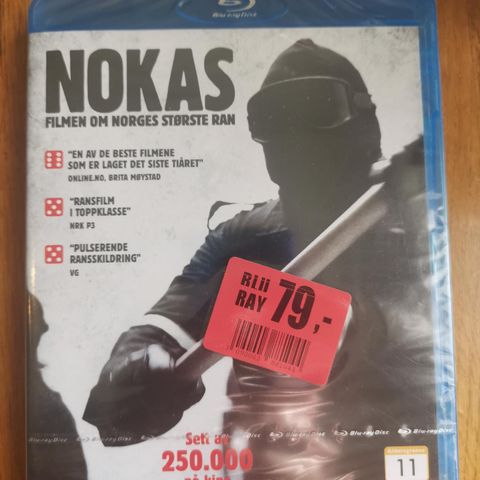 Nokas (Blu-ray, i plast)