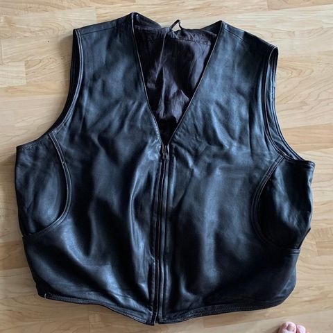 Skinn vest