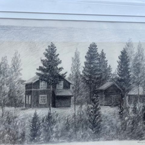 Tegning fra Østerdalen