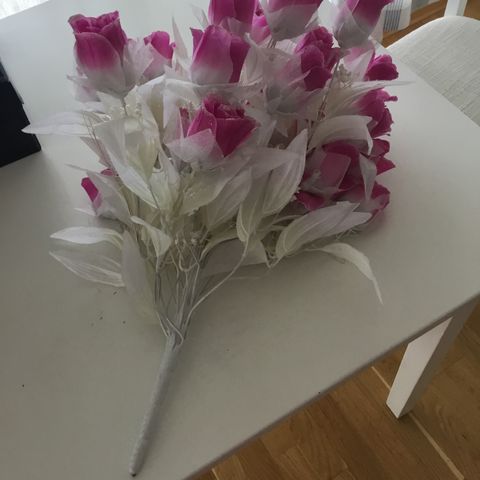 Kunst blomst roser 500kr