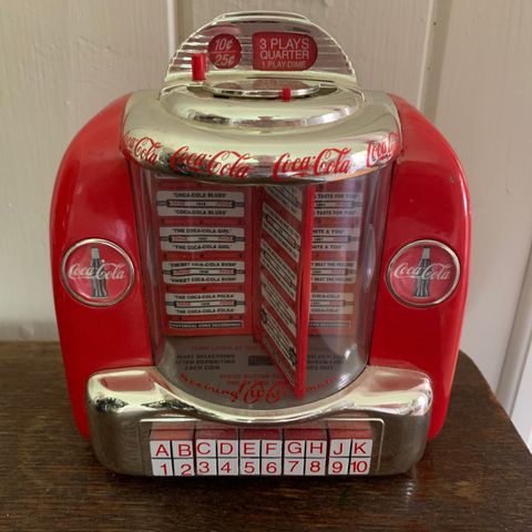 Samleobjekt Coca Cola mini Jukebox